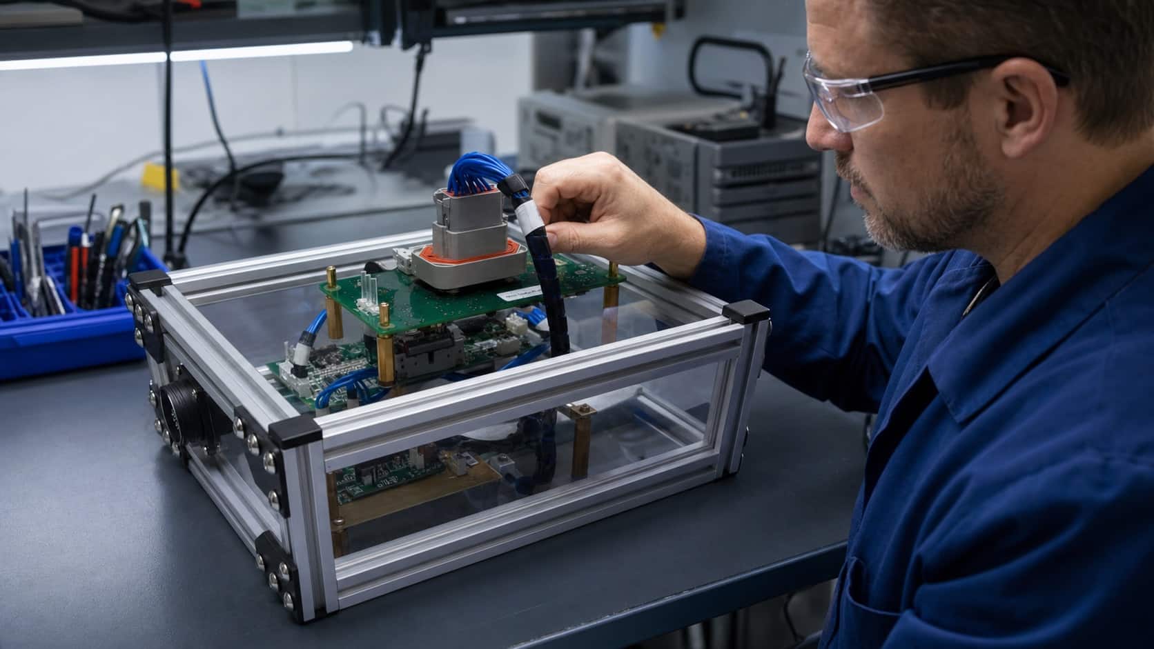 Jigas de Teste FCT para Placas Eletrônicas para a Progress Rail