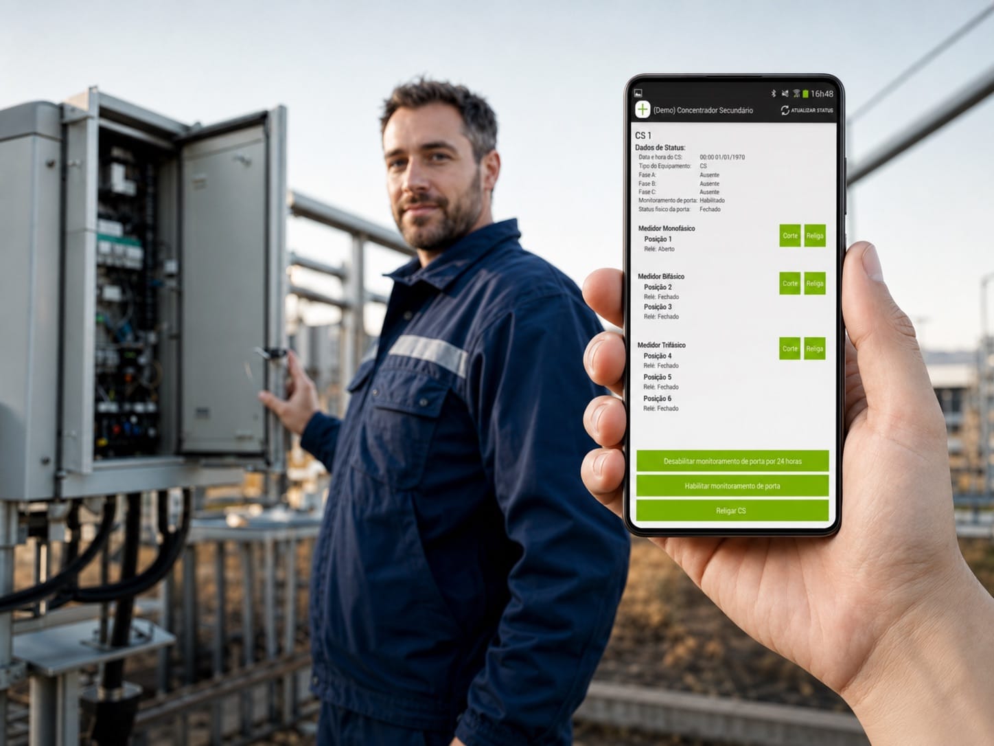 Sistema SGMP Mobile para a Landis+Gyr